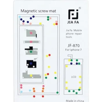 JIAFA magnetická servisní podložka pro opravu iPhone 7 - bílá