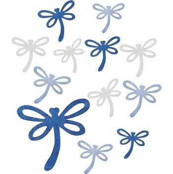 Vážky dřevěné mix velikostí, 12 ks v sáčku 7492