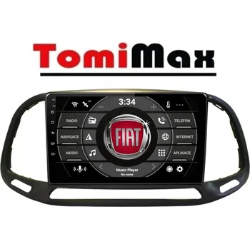 Autorádio TomiMax Fiat Doblo 2015-2020 Android 14 autorádio s WIFI, GPS, USB, BT HW výbava: 4 Core 1GB+16GB LOW - Model auta: Fiat Doblo 2015-2020, Velikost obrazovky: Dotyková obrazovka: 9"