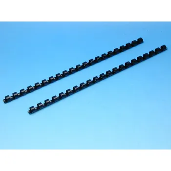 Kancelářská technika Hřeben 10 černý pro kroužk.vazbu 1892