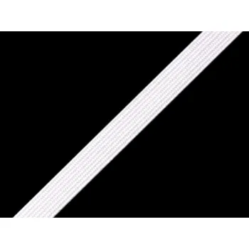 Prádlová pruženka šíře 8 mm, barva bílá