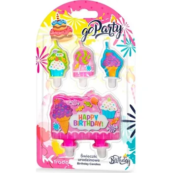 Dortová svíčka MK Trade Svíčky dortové SH-262 "muffins" 297812