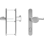 Dveřní kování klika-koule BLAUGELB KGT35, PZ92, ZA, F1 stříbrná