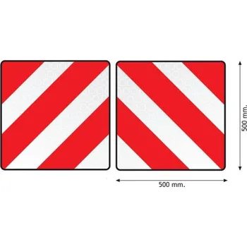 Cedule nadměr 500x500mm-sada 2ks