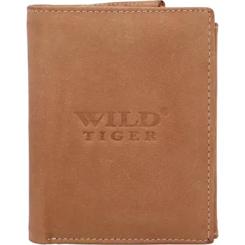 Peněženka Pánská kožená peněženka na výšku Wild Judern, světle hnědá