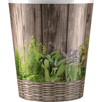 Obal na květináč Obal na květník HERBS BYLINKY plastový d12x14cm