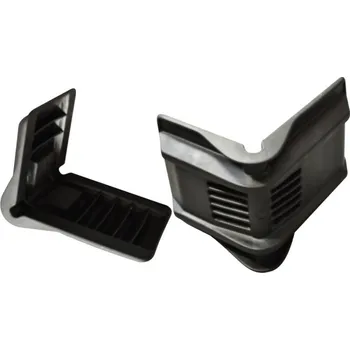 Upínací popruh Ochranný roh velký - černý pevnostní