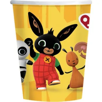 Party dekorace Papírové kelímky "Bing" 250 ml, 8 ks.