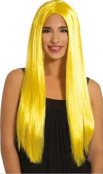 Karnevalová paruka Fiestas Guirca Paruka dlouhé rovné vlasy žlutá
