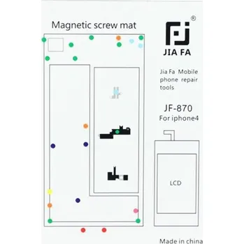 JIAFA magnetická servisní podložka pro opravu iPhone 4 - bílá