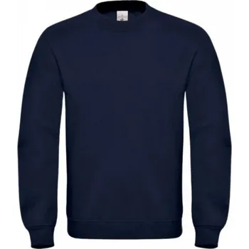 Pánská mikina B&C Fairtrade mikina bez zipu přes hlavu, směs bavlna polyester Barva: modrá námořní, Velikost: 5XL BCWUI20