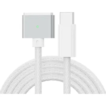 Datový kabel Nabíjecí usb-c / magsafe 3 opletený kabel pro Macbook 2m