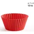 Formička Lékué Silikonové pečicí formy na muffiny 12 ks červené