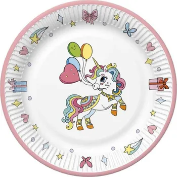 Jednorázové nádobí Talíř papírový 22,7cm 8ks TD02 OG 037001