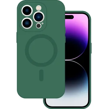 Pouzdro na mobilní telefon TEL PROTECT MagSilikonové pouzdro pro Iphone 14 Green