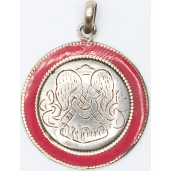 Přívěsek Milujeme Kameny Ochranný přívěsek - červený 202105