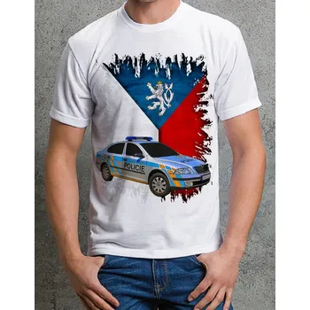 Pánské tričko tričko policie ČR L