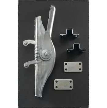 Nábytkové kování Bascules páková uzávěra zdvih 35/35mm bílý zinek