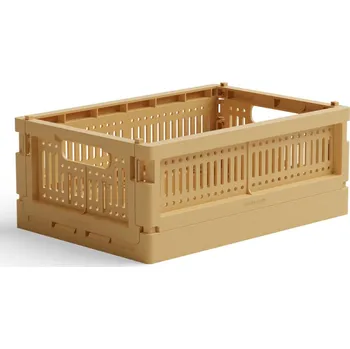 Úložný box Skládací přepravka / mini box Made Crate - Fudge
