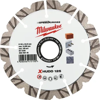 Řezný kotouč Milwaukee 4932492148 Diamantový rozbrušovací kotouč XHUDD 125 mm