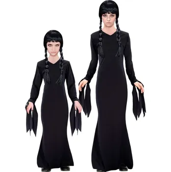 Karnevalový kostým Dětský kostým - Wednesday Velikost: 5/7 let - 128 cm