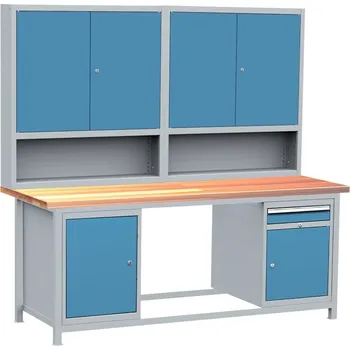 Dílenský stůl KOVOS Dílenský stůl s kontejnery, set DPJ 206