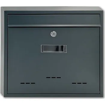 Poštovní schránka Poštovní schránka RV-012 360 x 310 x 90 v sestavě na stěnu Barva: Antracit