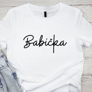 Dámské tričko Dámské tričko - Babička Barva: Růžová, Velikost: M