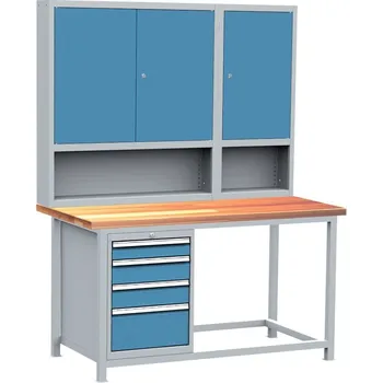 Dílenský stůl KOVOS Dílenský stůl s kontejnery, set DPJ 106