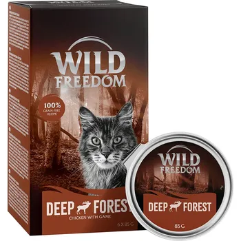 Krmivo pro psa 24x85g Wild Freedom Adult vaničky - deep forest - zvěřina a kuřecí