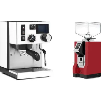 Kávovar Rancilio Silvia BC PID, white + Eureka Mignon Bravo, CR ferrari…