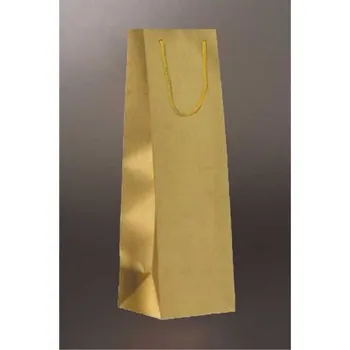 Dárková taška Papírové tašky o rozměru 120 x 90 x 400 mm, zlatá