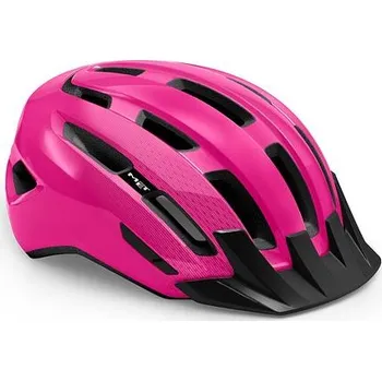 Cyklistická přilba Přilba MET Downtown - Růžová Velikost: 52/58 cm (S/M)