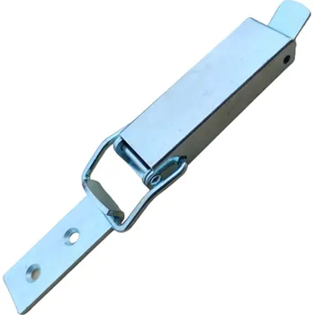 Nábytkové kování Uzávěr bednový pákový (dlouhý) 115x30mm, bílý zinek