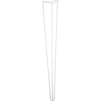 Stolová podnož Interex design Stolová noha HAIRPIN 710 / Bílá 710 mm