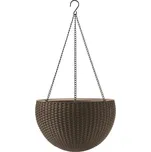 KETER Závěsný květináč - HANGING SPHERE, Ø 35 cm Barva: hnědá