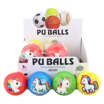 Dětský míč Míček jednorožec 10 cm 12/bal