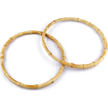 Bambusová ucha na tašky Ø20 cm