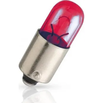 Povinná bezpečnostní výbava Autožárovka 12V 4W BA9s (červená) - Autolamp