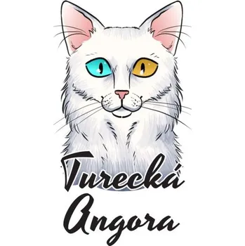 Samolepicí dekorace na vozidlo Samolepka na auto TURECKÁ ANGORA