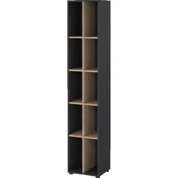 Knihovna Nábytek PEGAS s.r.o. Regál SIGAL 587, Šedá/Jackson hickory