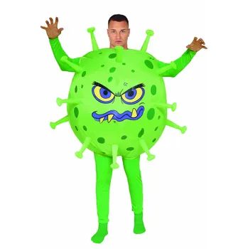 Karnevalový kostým Fiestas Guirca Nafukovací kostým pro dospělé Coronavirus L