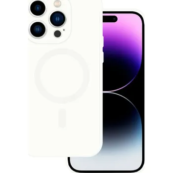 Pouzdro na mobilní telefon TEL PROTECT MagSilikonové pouzdro pro Iphone 11 White
