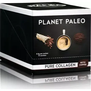Speciální výživa Planet Paleo Kolagenový nápoj s praženou keto kávou Keto Coffee 127, 5 g
