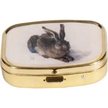 Kosmetické zrcátko Lékovka dělená Albrecht Dürer - Zajíc (Lékovka s králíkem)
