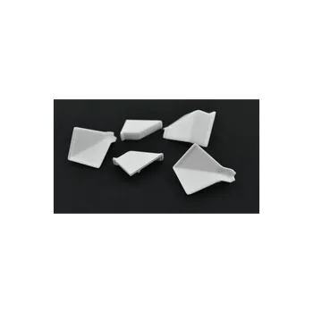 Kuchyňská pracovní deska KAINDL Sada koncovek na těsnící lištu / Bílá