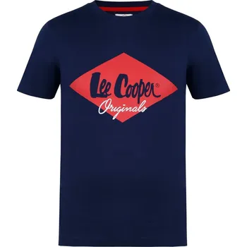 Pánské tričko pánské tričko LEE COOPER - NAVY logo - L (Lee Cooper T Shirt Mens)