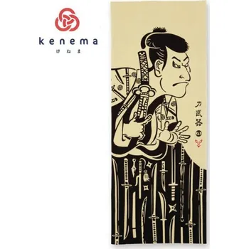 Šátek Japonský šátek Tenugui Katana, 90 cm x 33 cm