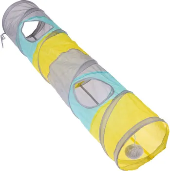 Hračka pro kočku TIAKI Rocket tunel pro kočky - D 120 x Ø 25 cm