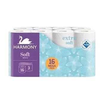 Toaletní papír Toaletní papír Harmony Soft, 3vrstvá celulóza, 16ks